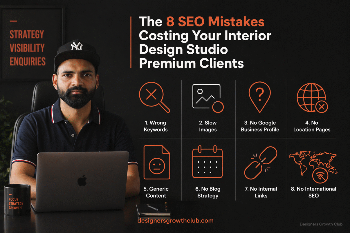 8 SEO Mistakes Interior Designers Make That Kill Their Google Visibility